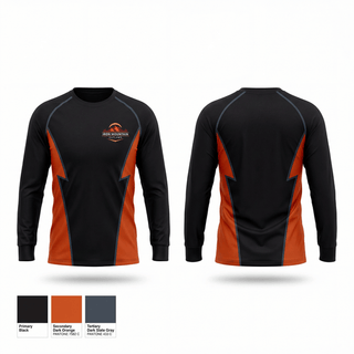 Long Sleeve Performance Shirt, Iron mountain outlaws, Wrestling, Teamtime, Team time, sublimation, custom sports apparel, team uniforms, spirit wear, spiritwear, sports uniforms, custom shirts, team store, custom team store, fundraiser sports, apparel fundraiser