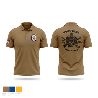 Short Sleeve Performance Polo, USS Fitzgerald, Navy, Teamtime, Team time, sublimation, custom sports apparel, team uniforms, spirit wear, spiritwear, sports uniforms, custom shirts, team store, custom team store, fundraiser sports, apparel fundraiser
