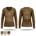 ALC 26-004 34588577 Women's Long Sleeve V-neck Shirt - 1
