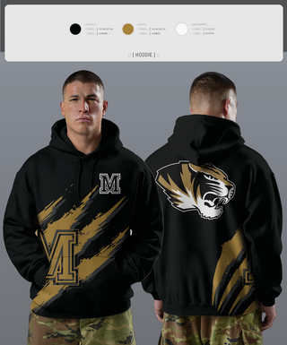 Hoodie, Marceline Tigers, , Teamtime, Team time, sublimation, custom sports apparel, team uniforms, spirit wear, spiritwear, sports uniforms, custom shirts, team store, custom team store, fundraiser sports, apparel fundraiser