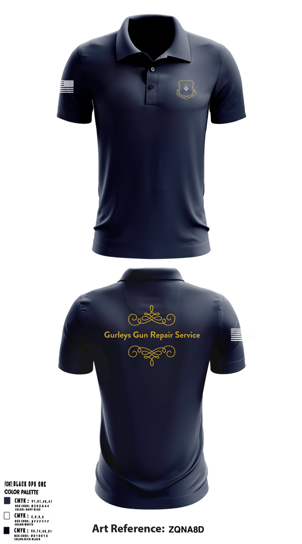 Short Sleeve Performance Polo, Gurley's Gun Repair Service LLCGurley's Gun Repair Service LLC, , Teamtime, Team time, sublimation, custom sports apparel, team uniforms, spirit wear, spiritwear, sports uniforms, custom shirts, team store, custom team store, fundraiser sports, apparel fundraiser