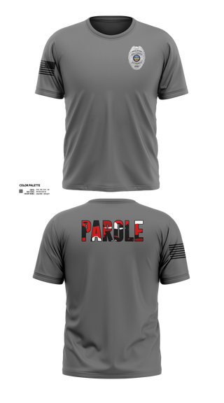 Short Sleeve Performance Shirt, Adult Parole Authority, Police, Teamtime, Team time, sublimation, custom sports apparel, team uniforms, spirit wear, spiritwear, sports uniforms, custom shirts, team store, custom team store, fundraiser sports, apparel fundraiser