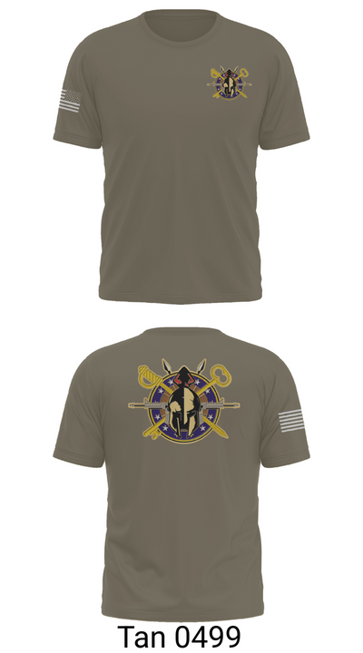 A Company 68th DSSB 4ID 10544228 Short Sleeve Performance Shirt - 76