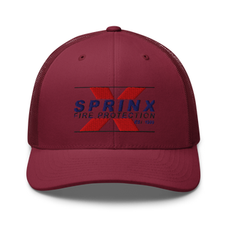 SPRINX FIRE PROTECTION 22334846 Retro Trucker Hat | Yupoong 6606