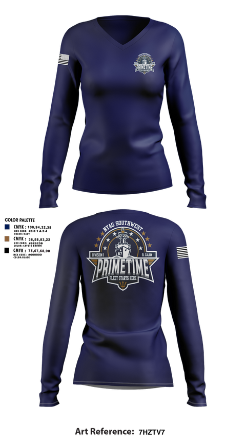 Womens Long Sleeve Vneck Shirt, PRIMETIME, , Teamtime, Team time, sublimation, custom sports apparel, team uniforms, spirit wear, spiritwear, sports uniforms, custom shirts, team store, custom team store, fundraiser sports, apparel fundraiser