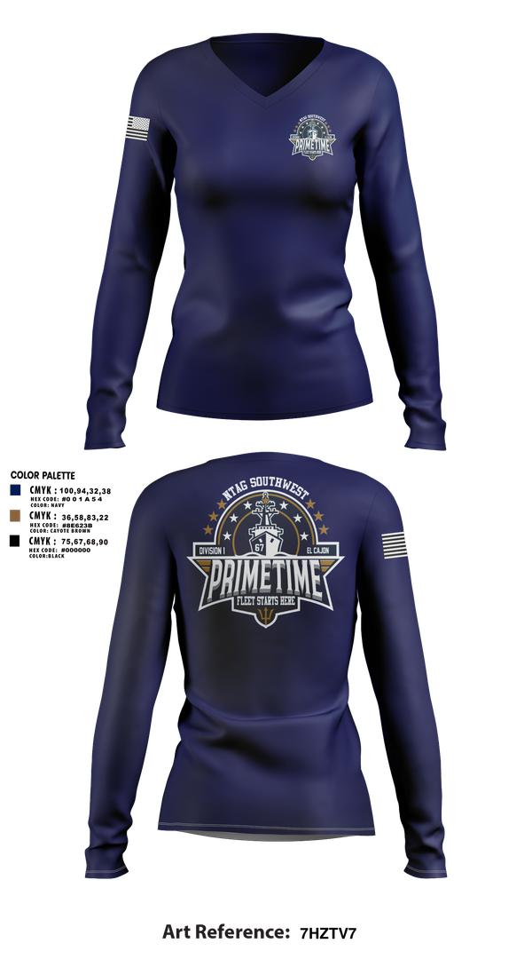 Womens Long Sleeve Vneck Shirt, PRIMETIME, , Teamtime, Team time, sublimation, custom sports apparel, team uniforms, spirit wear, spiritwear, sports uniforms, custom shirts, team store, custom team store, fundraiser sports, apparel fundraiser