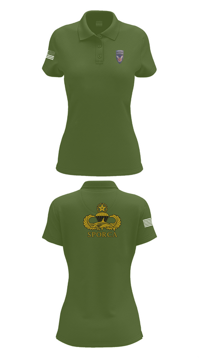 HHC, 725th BSB, 2/11 ABN 60450705 Women's Short Sleeve Performance Polo  - 55