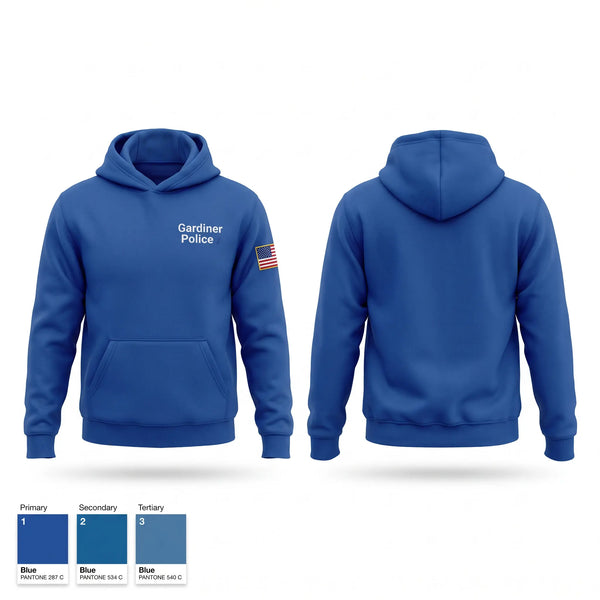 Hoodie, Gardiner Police, Police, Teamtime, Team time, sublimation, custom sports apparel, team uniforms, spirit wear, spiritwear, sports uniforms, custom shirts, team store, custom team store, fundraiser sports, apparel fundraiser