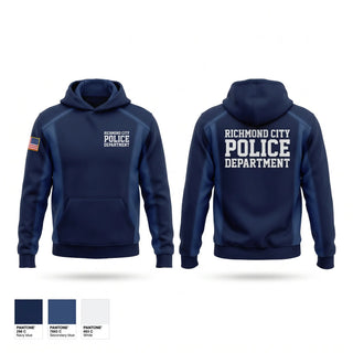 Hoodie, Richmond City Police Department, Police, Teamtime, Team time, sublimation, custom sports apparel, team uniforms, spirit wear, spiritwear, sports uniforms, custom shirts, team store, custom team store, fundraiser sports, apparel fundraiser