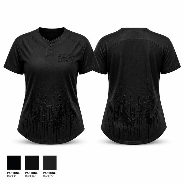 Two Button Softball Jersey, 4 Base Error, Softball, Teamtime, Team time, sublimation, custom sports apparel, team uniforms, spirit wear, spiritwear, sports uniforms, custom shirts, team store, custom team store, fundraiser sports, apparel fundraiser