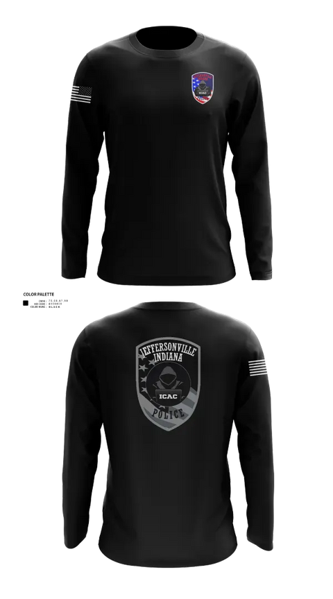 Long Sleeve Performance Shirt, JPD, Police, Teamtime, Team time, sublimation, custom sports apparel, team uniforms, spirit wear, spiritwear, sports uniforms, custom shirts, team store, custom team store, fundraiser sports, apparel fundraiser