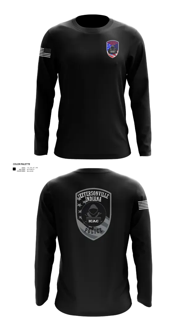 Long Sleeve Performance Shirt, JPD, Police, Teamtime, Team time, sublimation, custom sports apparel, team uniforms, spirit wear, spiritwear, sports uniforms, custom shirts, team store, custom team store, fundraiser sports, apparel fundraiser