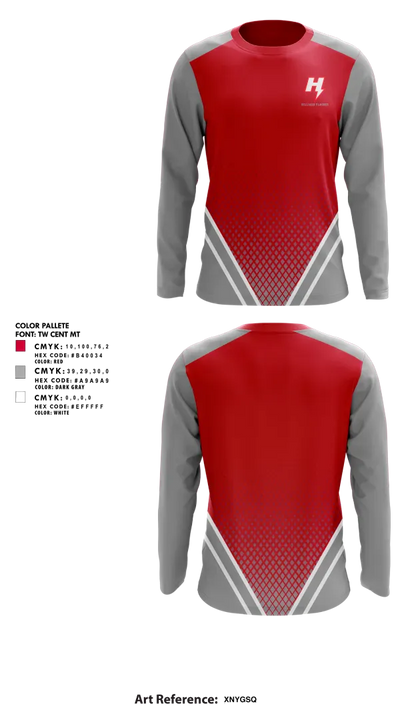 Flashes  Long Sleeve Performance Shirt 1