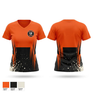 Womens Short Sleeve Vneck Shirt, Talbot County Youth Football & Cheer, Spirit Store, Teamtime, Team time, sublimation, custom sports apparel, team uniforms, spirit wear, spiritwear, sports uniforms, custom shirts, team store, custom team store, fundraiser sports, apparel fundraiser