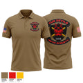 HHB 40th Division Artillery Short Sleeve Performance Polo - 1