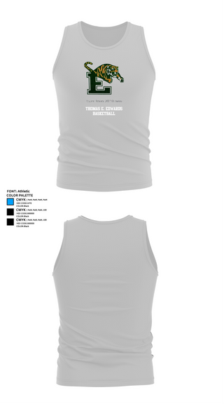Tank Top, Thomas E. Edwards Basketball, Men's Basketball, Teamtime, Team time, sublimation, custom sports apparel, team uniforms, spirit wear, spiritwear, sports uniforms, custom shirts, team store, custom team store, fundraiser sports, apparel fundraiser