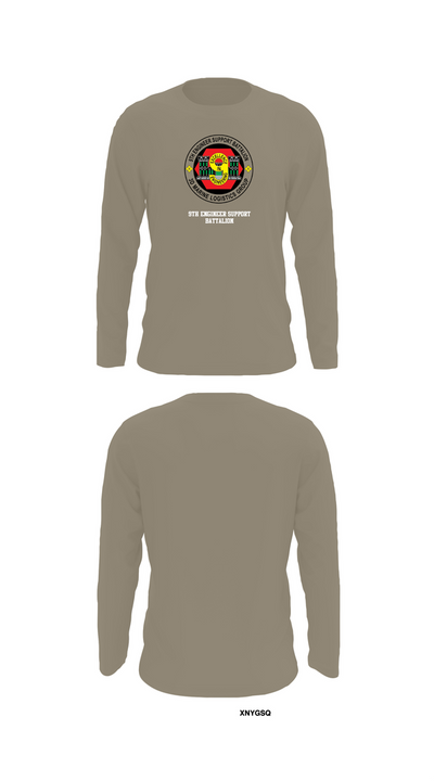 9th Engineer Support Battalion 95542880 Long Sleeve Performance Shirt 72