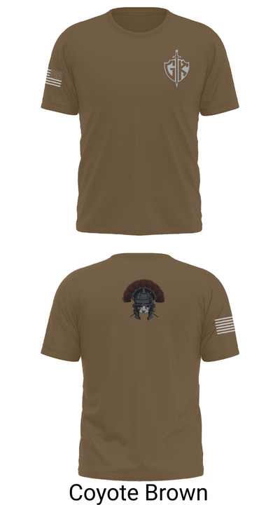 HQ PLT, A CO, USDB BN (CORR) 15623117 Short Sleeve Performance Shirt - 16