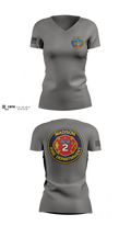 Madison Fire Department Women's Short Sleeve V-neck Shirt - 5