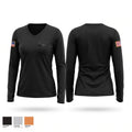 Ketchikan Police Department SWAT Women's Long Sleeve V-neck Shirt - 1