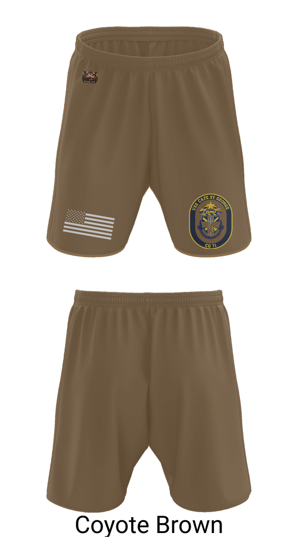 Athletic Shorts With Pockets, USS CAPE ST. GEORGE, , Teamtime, Team time, sublimation, custom sports apparel, team uniforms, spirit wear, spiritwear, sports uniforms, custom shirts, team store, custom team store, fundraiser sports, apparel fundraiser