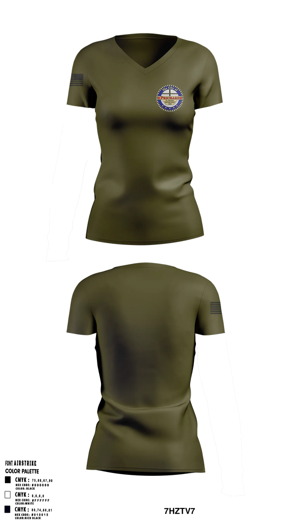 Womens Short Sleeve Vneck Shirt, Prichard Police Department, Police, Teamtime, Team time, sublimation, custom sports apparel, team uniforms, spirit wear, spiritwear, sports uniforms, custom shirts, team store, custom team store, fundraiser sports, apparel fundraiser