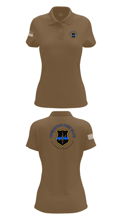 Operation Deep Blue 63620360 Women's Short Sleeve Performance Polo  - 14