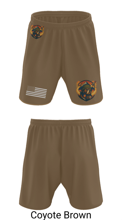 10th Field Hospital (FWD) 73609367 Athletic Shorts With Pockets - 9