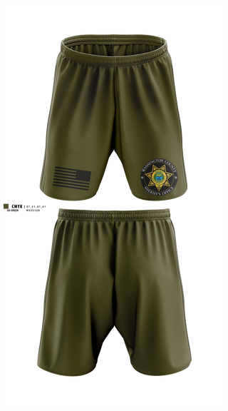 Athletic Shorts With Pockets, Washington County Sheriff Office, Police, Teamtime, Team time, sublimation, custom sports apparel, team uniforms, spirit wear, spiritwear, sports uniforms, custom shirts, team store, custom team store, fundraiser sports, apparel fundraiser