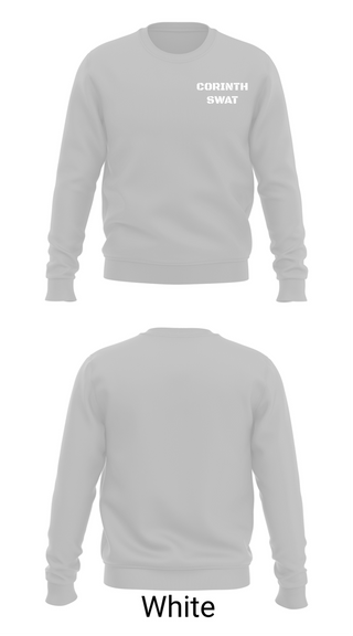 Crew Neck Sweatshirt, CORINTH SWAT, Police, Teamtime, Team time, sublimation, custom sports apparel, team uniforms, spirit wear, spiritwear, sports uniforms, custom shirts, team store, custom team store, fundraiser sports, apparel fundraiser