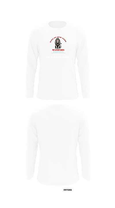 King of New York masonry 63328026 Long Sleeve Performance Shirt 8
