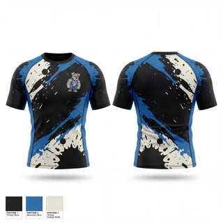 Short Sleeve Rash Guard Shirt, The Dog Pound, Wrestling, Teamtime, Team time, sublimation, custom sports apparel, team uniforms, spirit wear, spiritwear, sports uniforms, custom shirts, team store, custom team store, fundraiser sports, apparel fundraiser