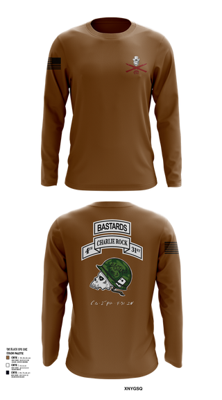 Long Sleeve Performance Shirt, Charlie Rock, 4-31 IN, 2IBCT, 10MTN, , Teamtime, Team time, sublimation, custom sports apparel, team uniforms, spirit wear, spiritwear, sports uniforms, custom shirts, team store, custom team store, fundraiser sports, apparel fundraiser