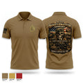 417th Quartermaster Company Short Sleeve Performance Polo - 1