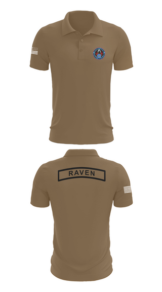 Short Sleeve Performance Polo, Phoenix Raven Instrutor, , Teamtime, Team time, sublimation, custom sports apparel, team uniforms, spirit wear, spiritwear, sports uniforms, custom shirts, team store, custom team store, fundraiser sports, apparel fundraiser
