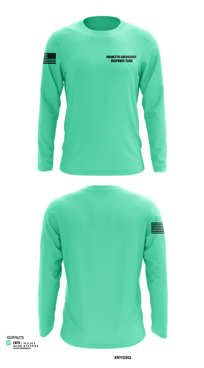 Palmetto Emergency Response Team 30218483 Long Sleeve Performance Shirt 101