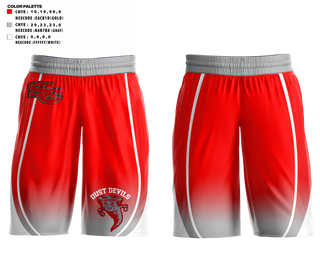 Mens Basketball Shorts, Dust devils, Men's Basketball, Teamtime, Team time, sublimation, custom sports apparel, team uniforms, spirit wear, spiritwear, sports uniforms, custom shirts, team store, custom team store, fundraiser sports, apparel fundraiser
