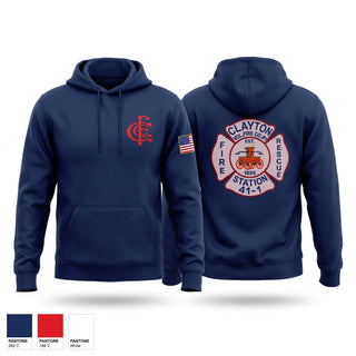 Hoodie, Clayton Fire Department, Fire Department, Teamtime, Team time, sublimation, custom sports apparel, team uniforms, spirit wear, spiritwear, sports uniforms, custom shirts, team store, custom team store, fundraiser sports, apparel fundraiser