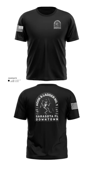 Short Sleeve Performance Shirt, Sarasota county fire dept sta 1, Fire Department, Teamtime, Team time, sublimation, custom sports apparel, team uniforms, spirit wear, spiritwear, sports uniforms, custom shirts, team store, custom team store, fundraiser sports, apparel fundraiser