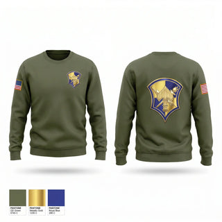 Crew Neck Sweatshirt, AOSD, Army, Teamtime, Team time, sublimation, custom sports apparel, team uniforms, spirit wear, spiritwear, sports uniforms, custom shirts, team store, custom team store, fundraiser sports, apparel fundraiser