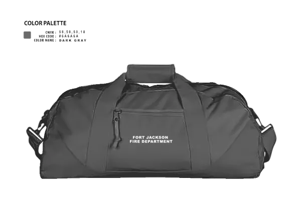 Duffle Bag, Fort Jackson Fire Department, , Teamtime, Team time, sublimation, custom sports apparel, team uniforms, spirit wear, spiritwear, sports uniforms, custom shirts, team store, custom team store, fundraiser sports, apparel fundraiser