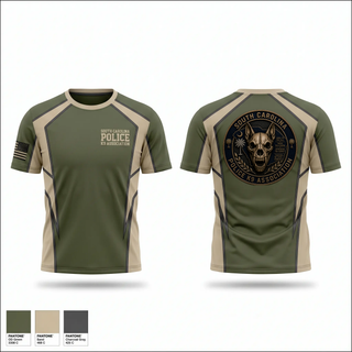 Short Sleeve Performance Shirt, South Carolina Police K9 Association, Police, Teamtime, Team time, sublimation, custom sports apparel, team uniforms, spirit wear, spiritwear, sports uniforms, custom shirts, team store, custom team store, fundraiser sports, apparel fundraiser