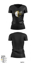 Fulton Hornets Volleyball 2109718 Women's Short Sleeve V-neck Shirt - 3