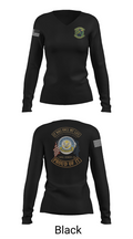 HC11 32248393 Women's Long Sleeve V-neck Shirt - 35
