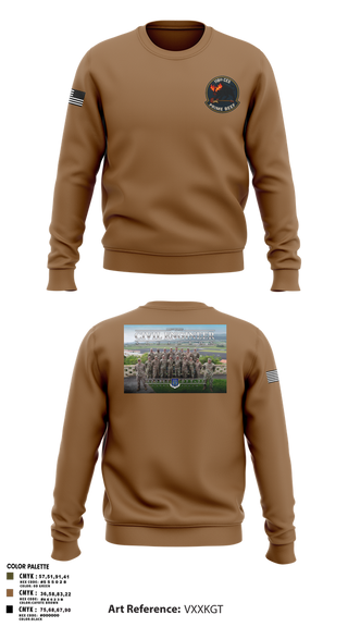 Crew Neck Sweatshirt, 118th CES, Air Force, Teamtime, Team time, sublimation, custom sports apparel, team uniforms, spirit wear, spiritwear, sports uniforms, custom shirts, team store, custom team store, fundraiser sports, apparel fundraiser