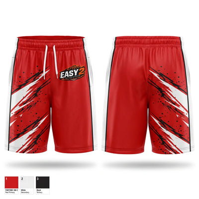 Rebels Mens Basketball Shorts - 1