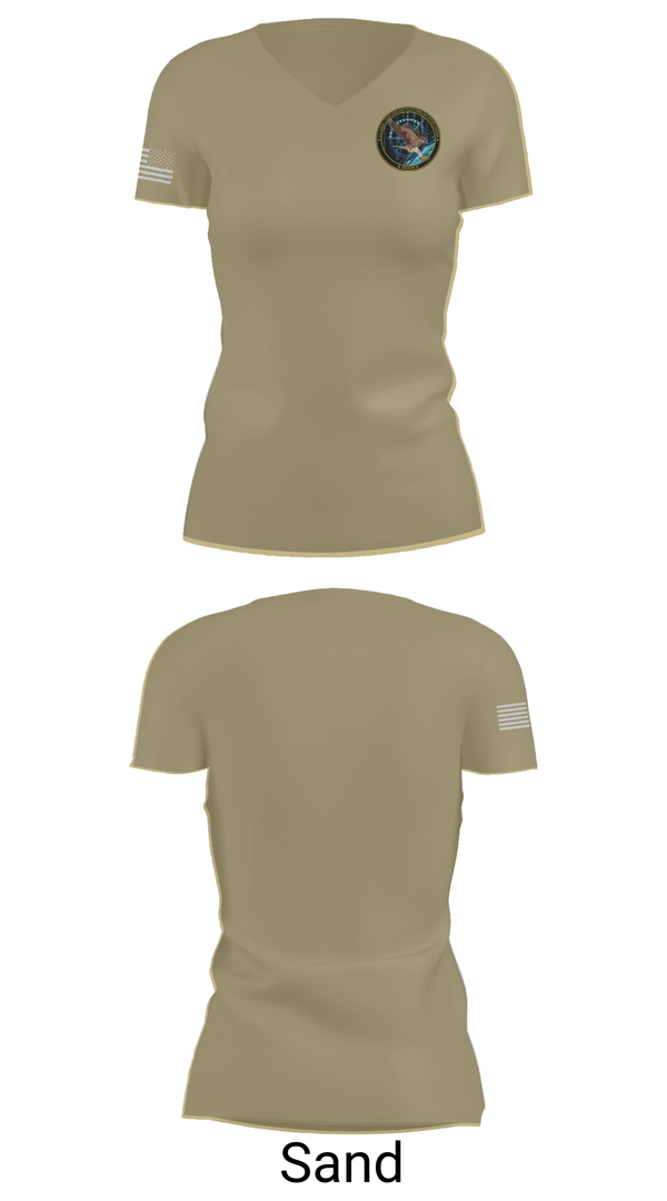 Womens Short Sleeve Vneck Shirt, Naval Computer and Telecoms Station, , Teamtime, Team time, sublimation, custom sports apparel, team uniforms, spirit wear, spiritwear, sports uniforms, custom shirts, team store, custom team store, fundraiser sports, apparel fundraiser