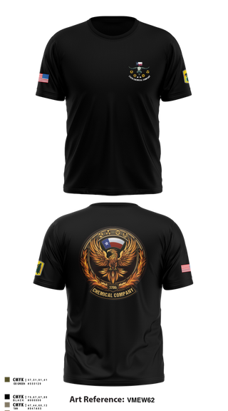 Short Sleeve Performance Shirt, 370th CHEM CO, Army, Teamtime, Team time, sublimation, custom sports apparel, team uniforms, spirit wear, spiritwear, sports uniforms, custom shirts, team store, custom team store, fundraiser sports, apparel fundraiser