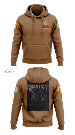 Hoodie, 2ND PLT Ghosts, Army, Teamtime, Team time, sublimation, custom sports apparel, team uniforms, spirit wear, spiritwear, sports uniforms, custom shirts, team store, custom team store, fundraiser sports, apparel fundraiser