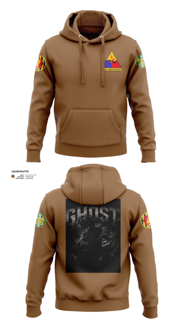 Hoodie, 2ND PLT Ghosts, Army, Teamtime, Team time, sublimation, custom sports apparel, team uniforms, spirit wear, spiritwear, sports uniforms, custom shirts, team store, custom team store, fundraiser sports, apparel fundraiser